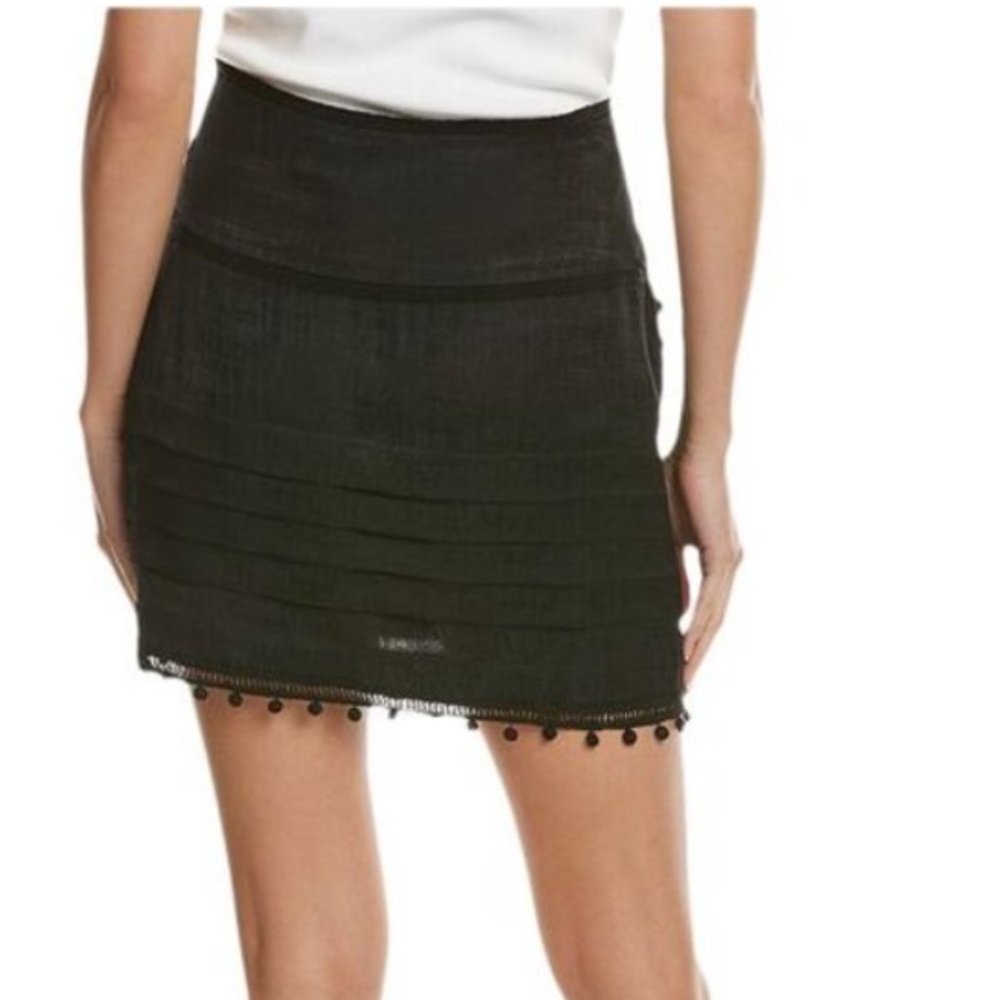 IRO Peela Linenblend Mini Skirt
